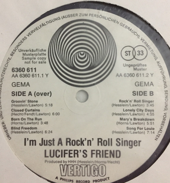Lucifer's Friend – I'm Just A Rock'n'Roll Singer (1974, Vinyl