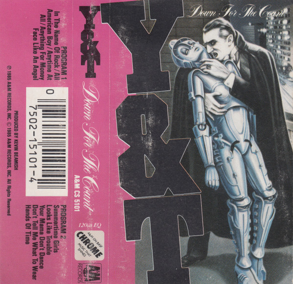 Y & T – Down For The Count (1985, Cassette) - Discogs