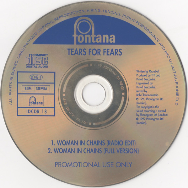 Tears For Fears - Woman In Chains feat. Oleta Adams (Tradução/Legendado) 