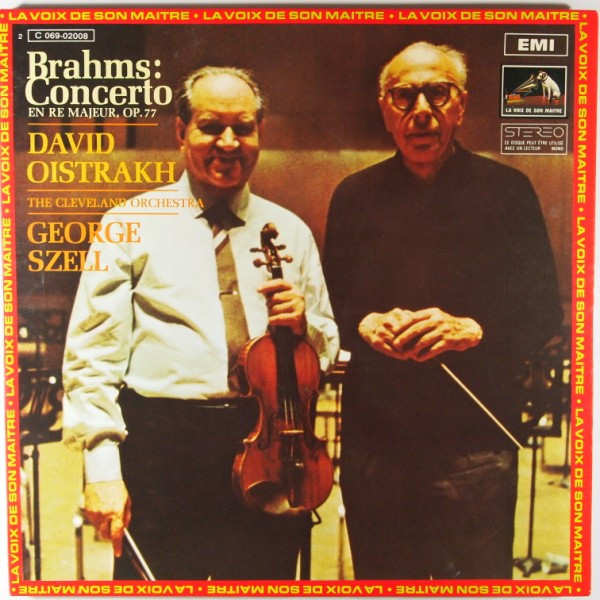 Brahms, David Oistrakh, George Szell, The Cleveland Orchestra