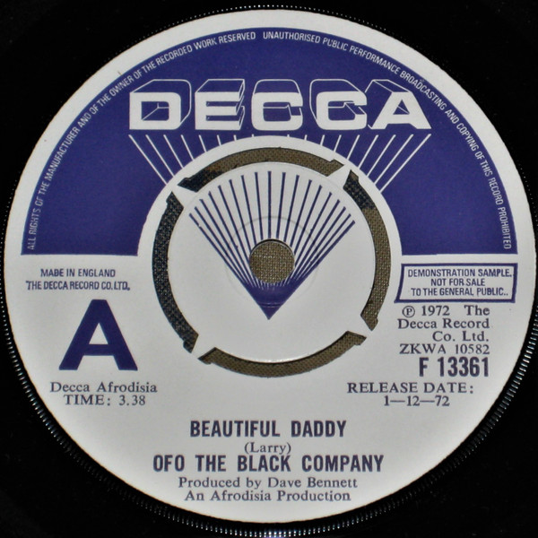 Ofo The Black Company – Allah Wakbarr / Beautiful Daddy (1972 