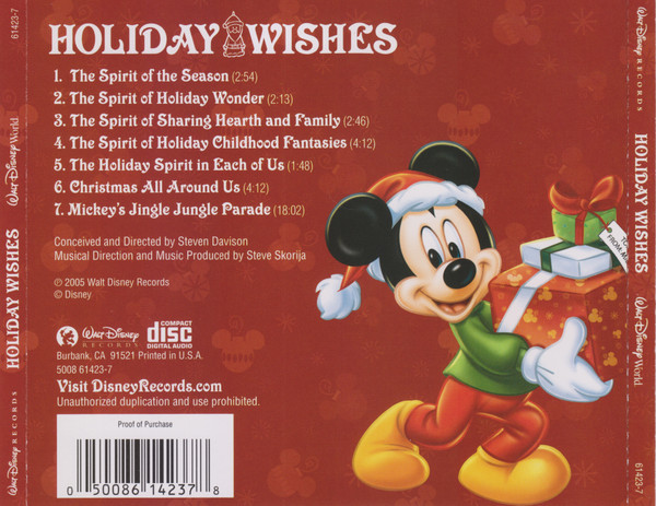 last ned album Download Various - Holiday Wishes Walt Disney World album