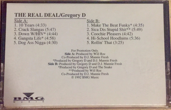 baixar álbum Gregory D - The Real Deal