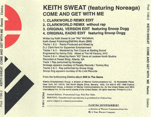 last ned album Keith Sweat Featuring Noreaga - Come And Get With Me