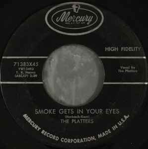 The Platters - Smoke Gets In Your Eyes / No Matter What You Are album cover