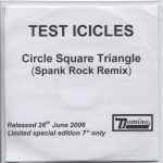 Cover of Circle Square Triangle (Spank Rock Remix), 2006, CDr