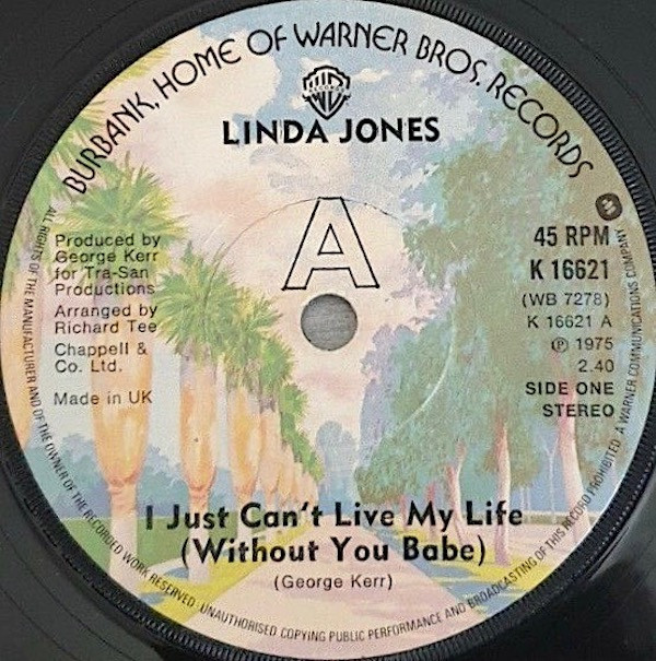 baixar álbum Linda Jones - I Just Cant Live My Life Without You Babe