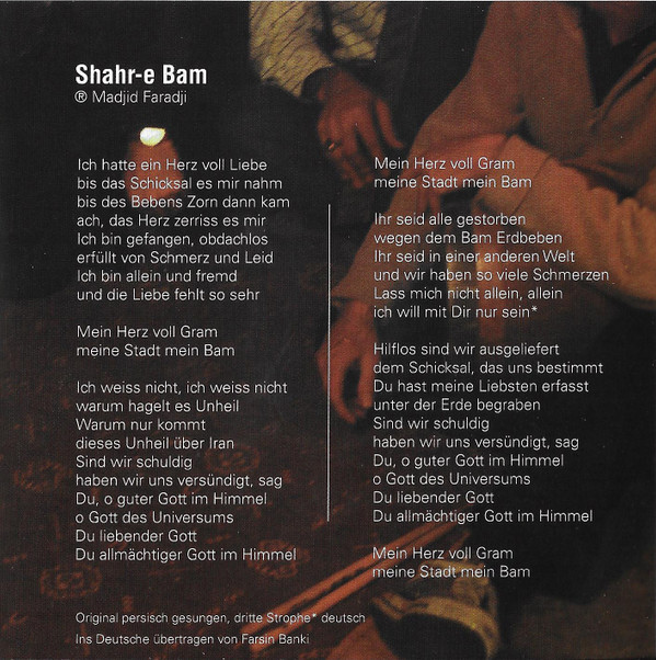 last ned album Madjid Faradji - Shahr e Bam Musik Für Bam