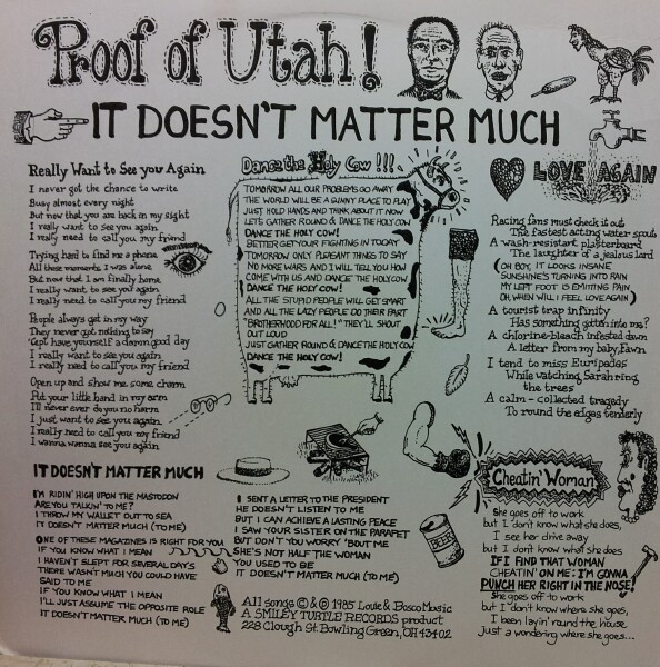 lataa albumi Proof Of Utah - It Doesnt Matter Much