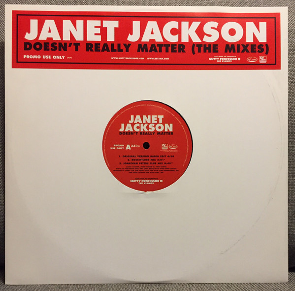 Janet - Doesn't Really Matter | Releases | Discogs