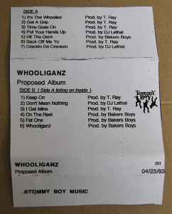 The Whooliganz - Proposed Album album cover