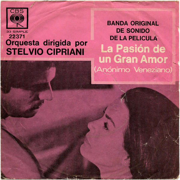 Stelvio Cipriani Anonimo Veneziano Laguna Encantada Vinyl