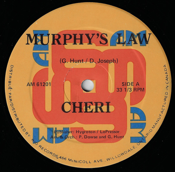 Cheri – Murphy's Law (1982, Vinyl) - Discogs