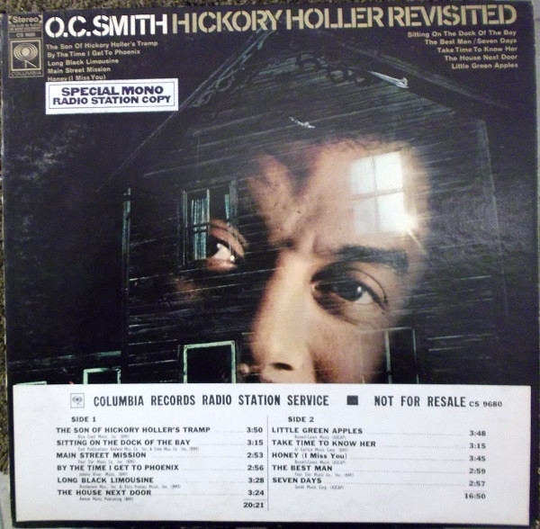 O.C. Smith – Hickory Holler Revisited (1968, Vinyl) - Discogs