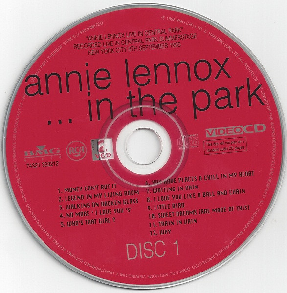 Album herunterladen Annie Lennox - In The Park