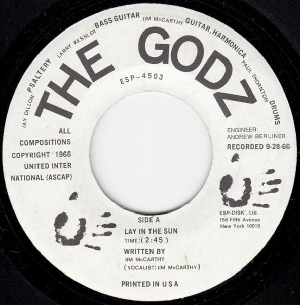 The Godz – Lay In The Sun / I Want A Word With You (1966, Vinyl