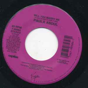 Paula Abdul - Will You Marry Me? album cover