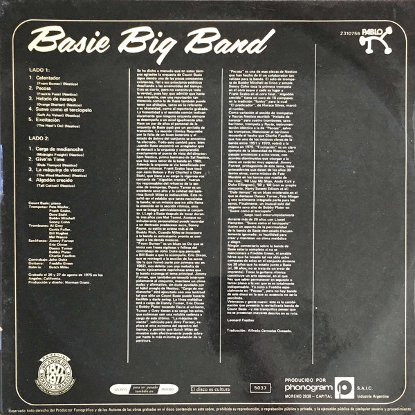 last ned album Count Basie - Basie Big Band