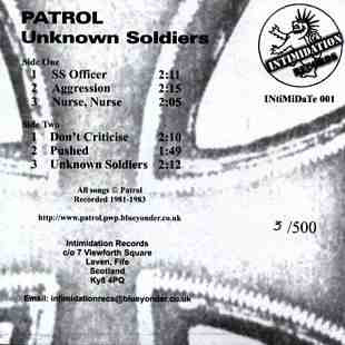 ladda ner album Patrol - Unknown Soldiers