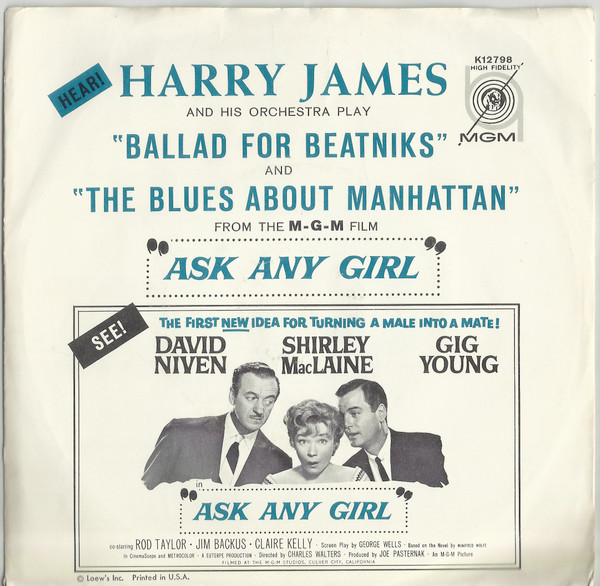 Album herunterladen Harry James And His Orchestra - Ballad For Beatniks The Blues About Manhattan