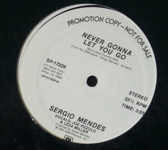 セルジオ・メンデス u003d Sergio Mendes – 愛をもう一度 u003d Never Gonna Let You Go (1983