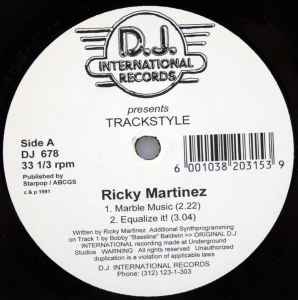 Ricky Martinez - Trackstyle / Whackstyle album cover
