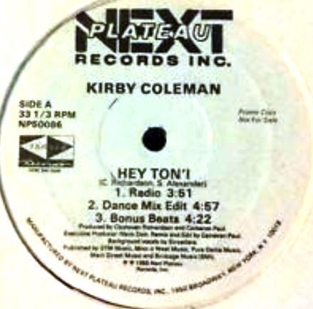 detektor Diplomatiske spørgsmål Alfabetisk orden Kirby Coleman – Hey Ton'i (1988, Vinyl) - Discogs