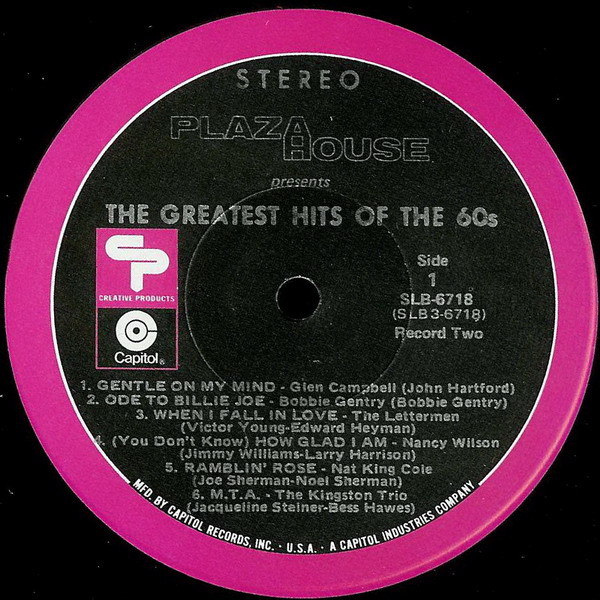 lataa albumi Various - Plaza House Presents The Greatest Hits Of The 50s 60s