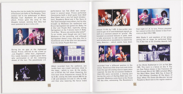 baixar álbum Prince - The Purple Rain Tour 1984 1985