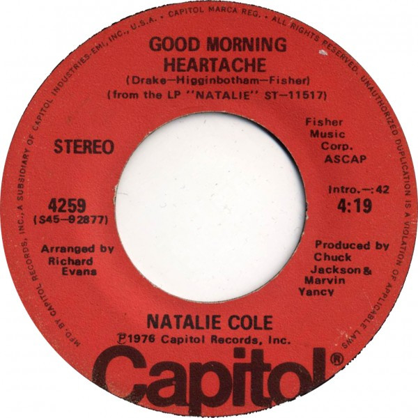 télécharger l'album Natalie Cole - Sophisticated Lady Shes A Different Lady Good Morning Heartache