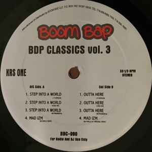 KRS-One - BDP Classics Vol. 3 album cover