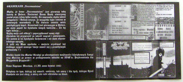 last ned album Graveland - Necromanteion Promo June92