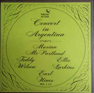 Marian McPartland - Concert In Argentina album cover