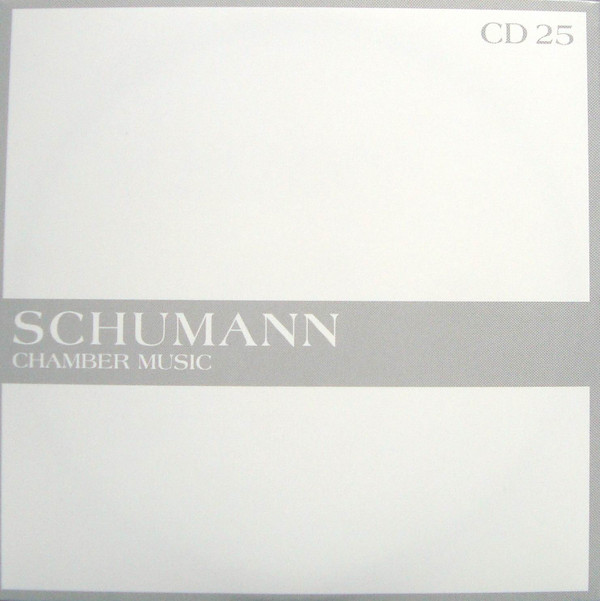 descargar álbum Schumann - The Masterworks Chamber Music CD 25