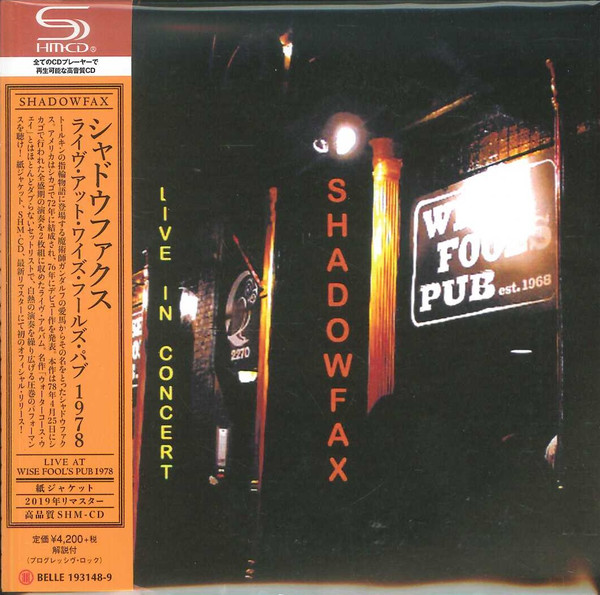 Shadowfax – Live At Wise Fool's Pub 1978 (2019, SHM-CD, Mini LP