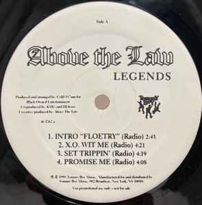 Above The Law – Legends (1998, Radio Versions, Vinyl) - Discogs