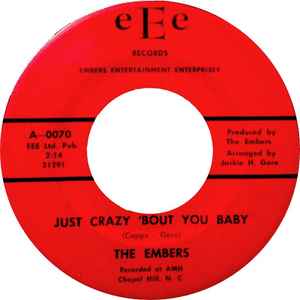 The Embers - Just Crazy 'Bout You Baby album cover