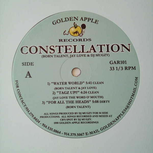 Constellation – Water World / Tagz Up!! / For All The Heads (1998