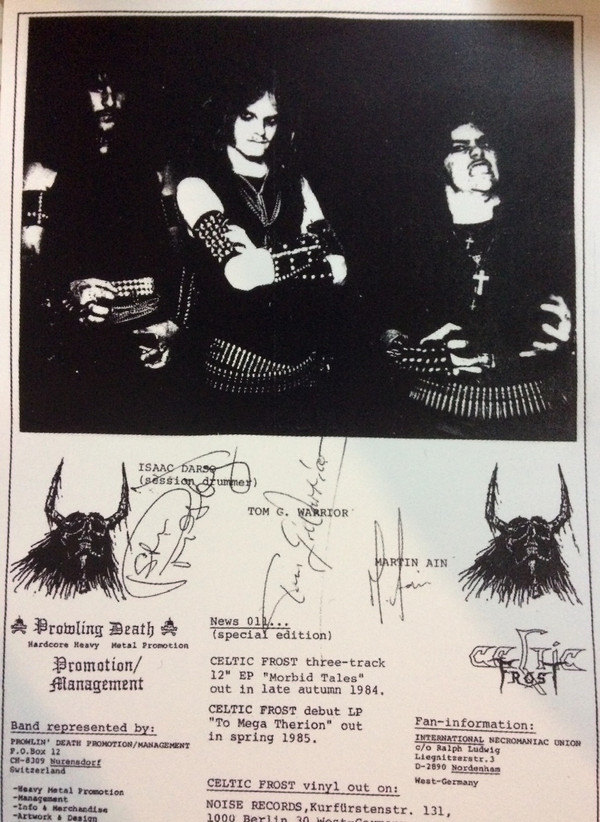 last ned album Celtic Frost - Procreation Of The Wicked Rehearsal June 84