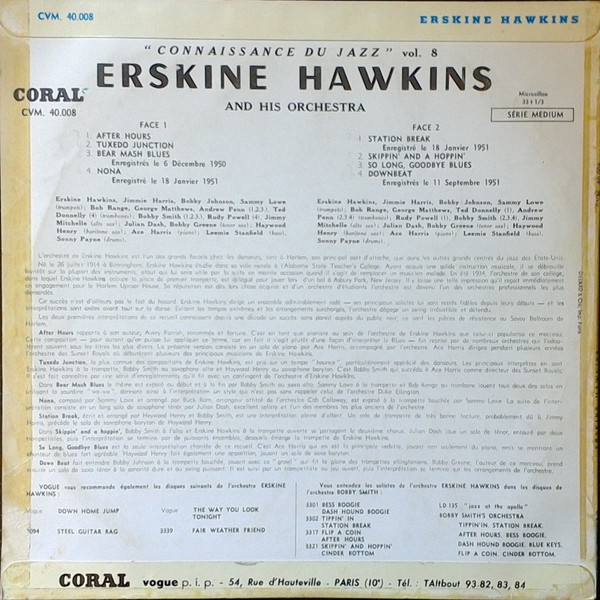 Album herunterladen Erskine Hawkins - And His Orchestra