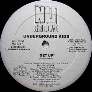 Underground Kids - Get Up album cover