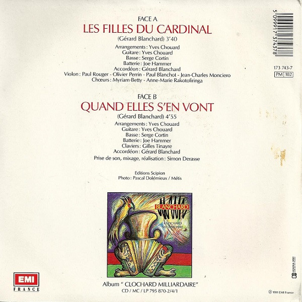 last ned album Blanchard - Les Filles Du Cardinal