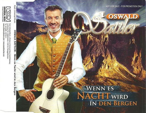 last ned album Oswald Sattler - Wenn Es Nacht Wird In Den Bergen
