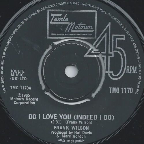Tamla Motown Northern Soul 10oz Ceramic Coffee Mug Frank Wilson Do I Love You? 