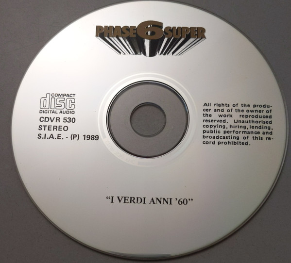 descargar álbum Various - I Verdi Anni 60