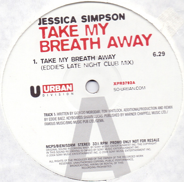 Jessica Simpson - Take My Breath Away 