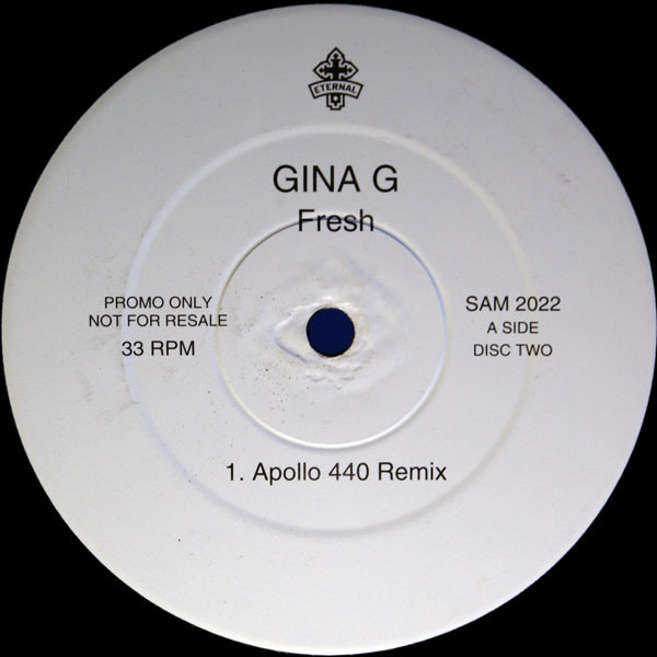 ansøge cerebrum blød Gina G – Fresh (1997, Vinyl) - Discogs