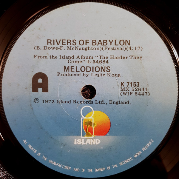 Melodians / Jimmy Cliff - Rivers Of Babylon / Many Rivers To Cross