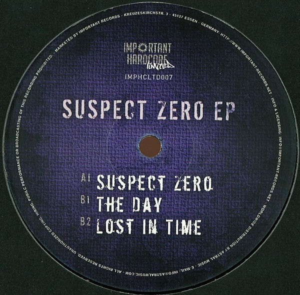 Album herunterladen Suspect Zero - Suspect Zero EP