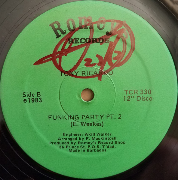 télécharger l'album Tony Ricardo - Funking Party Pt 1 Funking Party Pt 2